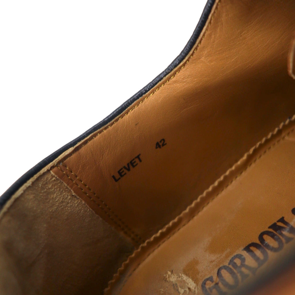 GORDON &amp; BROS. Medallion Wingtip Country Shoes, 26cm, Brown Leather