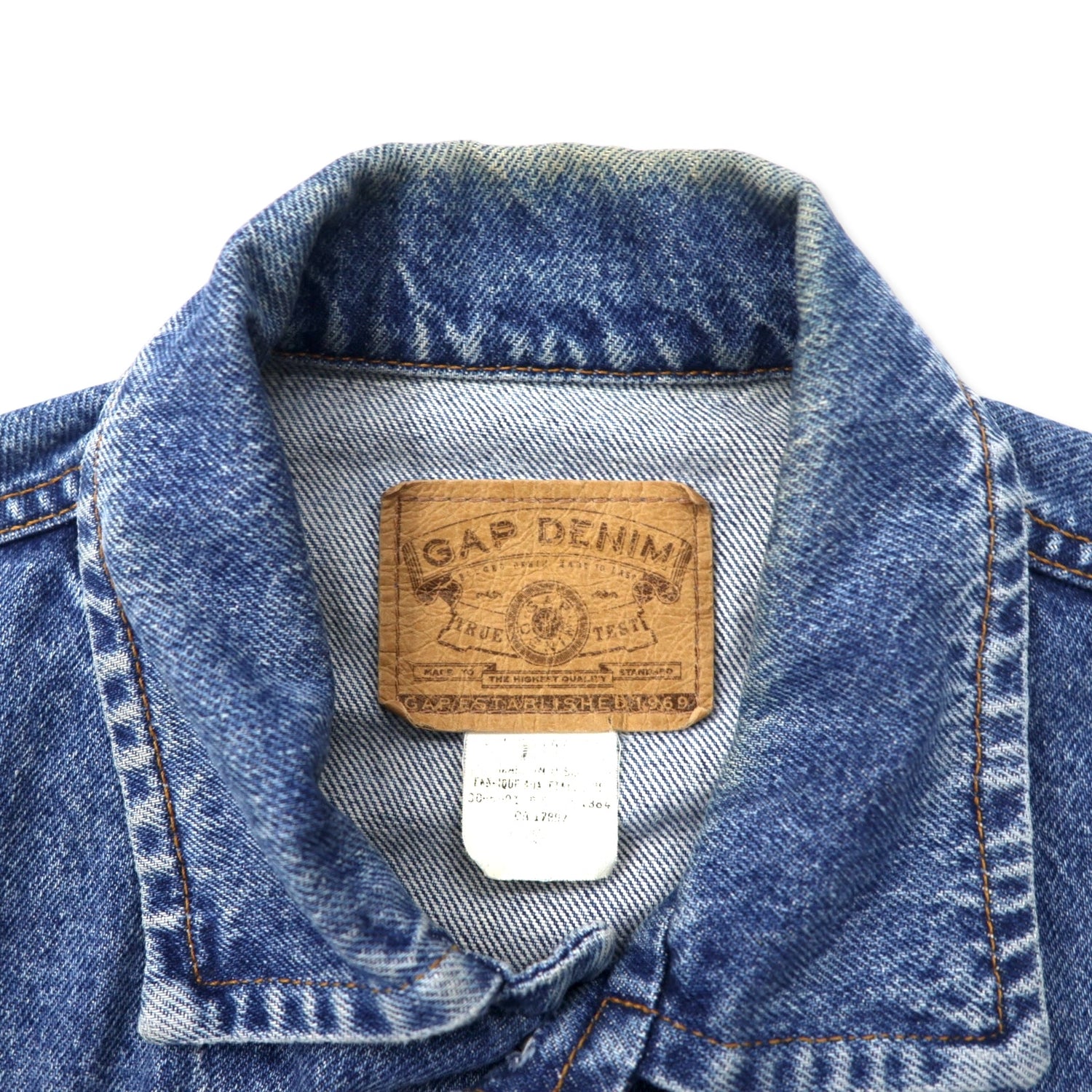 GAP DENIM USA MADE 90s Vintage Denim Jacket G Jean S Blue Cotton 