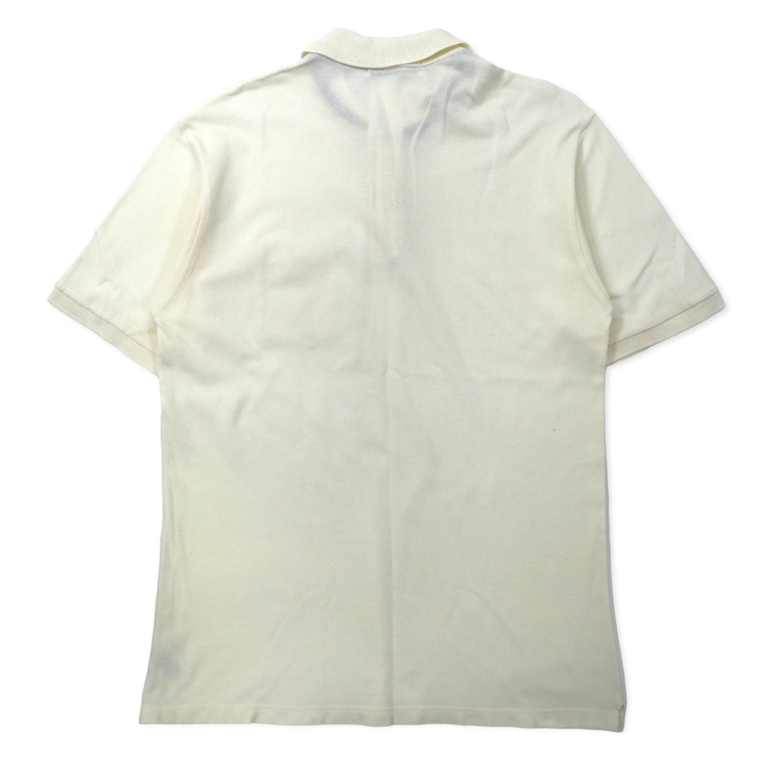 Burberrys Made in England Nova Check Polo Shirt, Large, Cream, Cotton