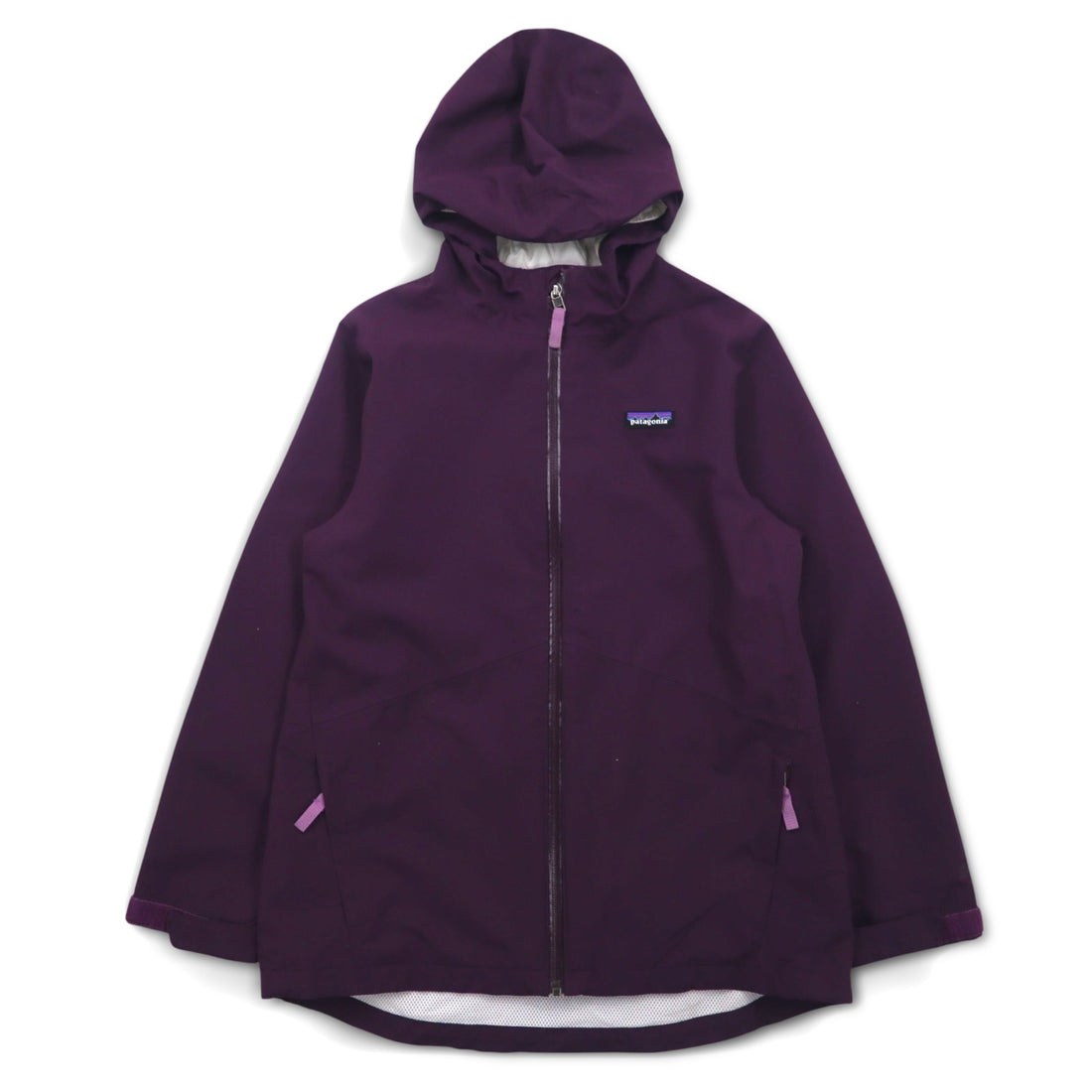 Patagonia Mountain Parka Rain Jacket L Purple H2No Waterproof Polyester