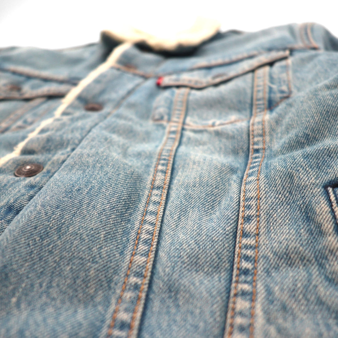 Levi's シェルパ トラッカージャケット 裏ボア デニムジャケット Gジャン M インディゴ TYPE 3 SHERPA TRUCKER SPLITSVILLE 163650110