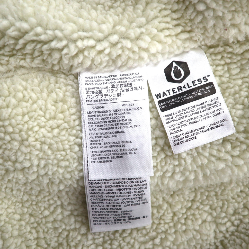 Levi's シェルパ トラッカージャケット 裏ボア デニムジャケット Gジャン M インディゴ TYPE 3 SHERPA TRUCKER SPLITSVILLE 163650110