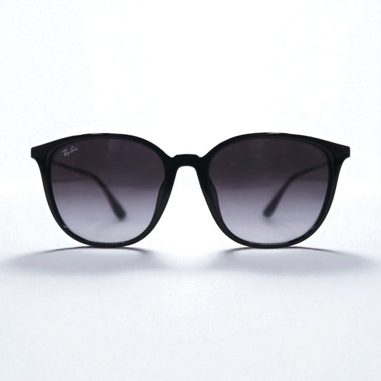 Ray-Ban ウェリントン サングラス ブラック グラデーション スクエア RB4348D 601/8G 57-18 145 3N 未使用品