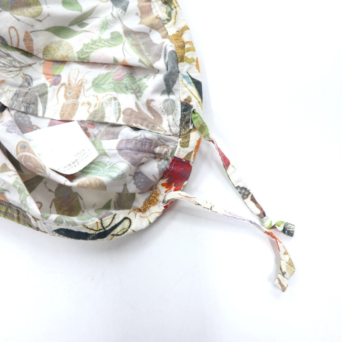 BRU NA BOINNE Biology Shirt Jacket M White Cotton All-over Pattern 4202 Made in Japan