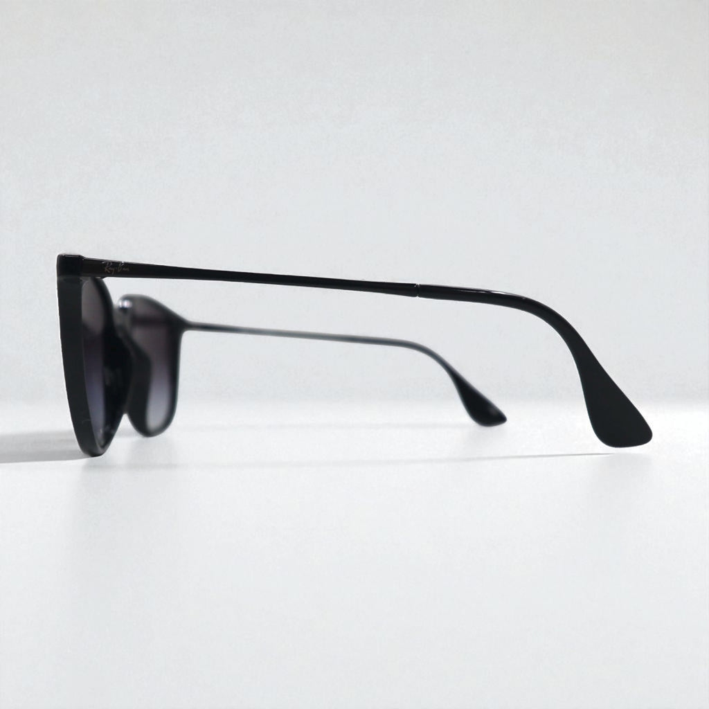 Ray-Ban Wellington Sunglasses, Black Gradient Square, RB4348D, 601/8G, 57-18, 145mm, 3N, Unused