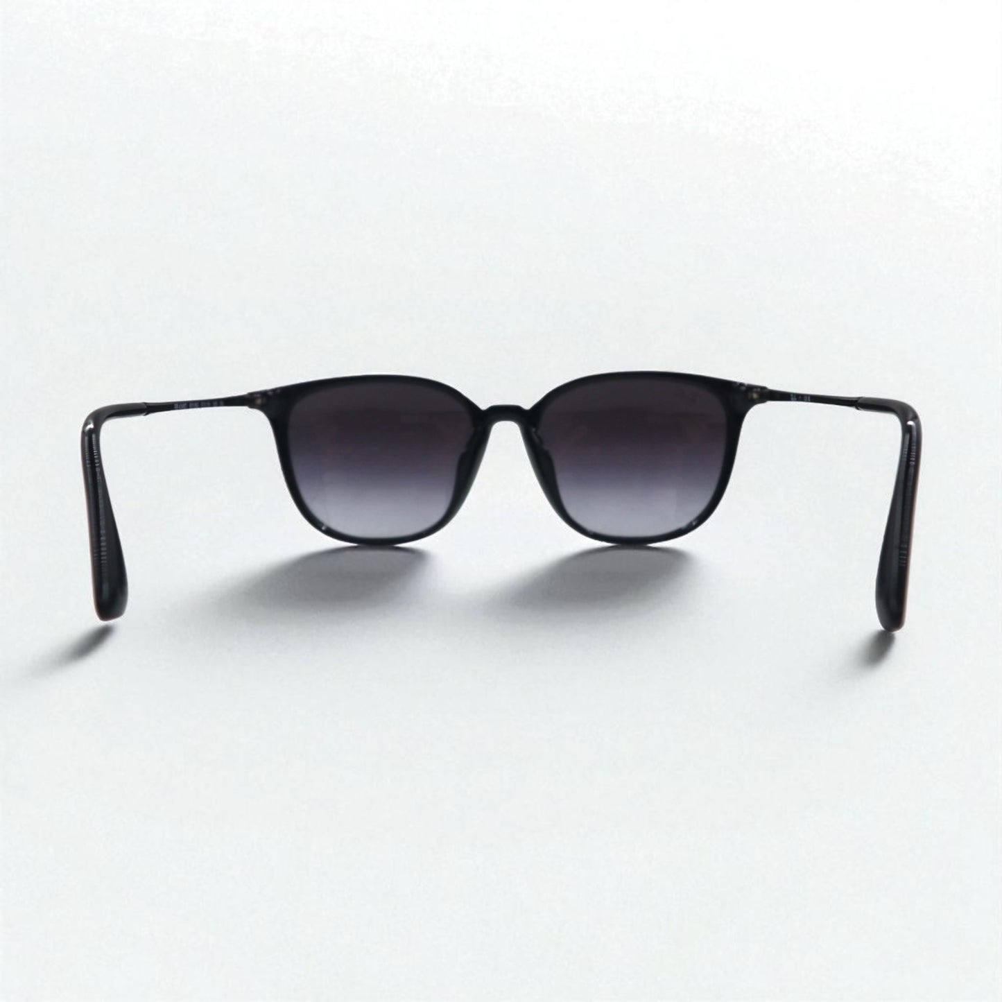 Ray-Ban ウェリントン サングラス ブラック グラデーション スクエア RB4348D 601/8G 57-18 145 3N 未使用品