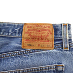 Levi's 90年代 USA製 501XX カットオフ デニムショートパンツ M インディゴ ブルー ボタン裏553 501-0000