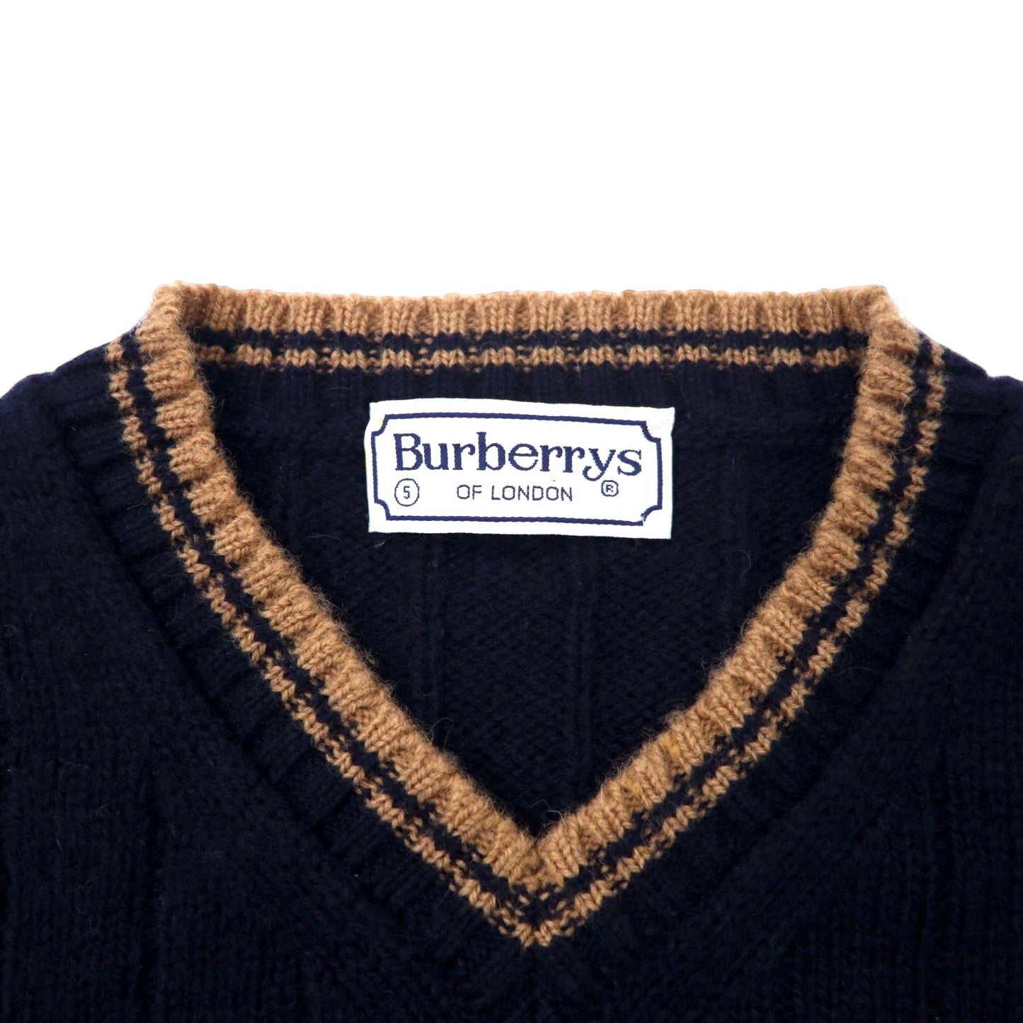 ✳︎BURBERRY LONDON ✳︎ ボロかっ キッズ150 ニットベスト 紺