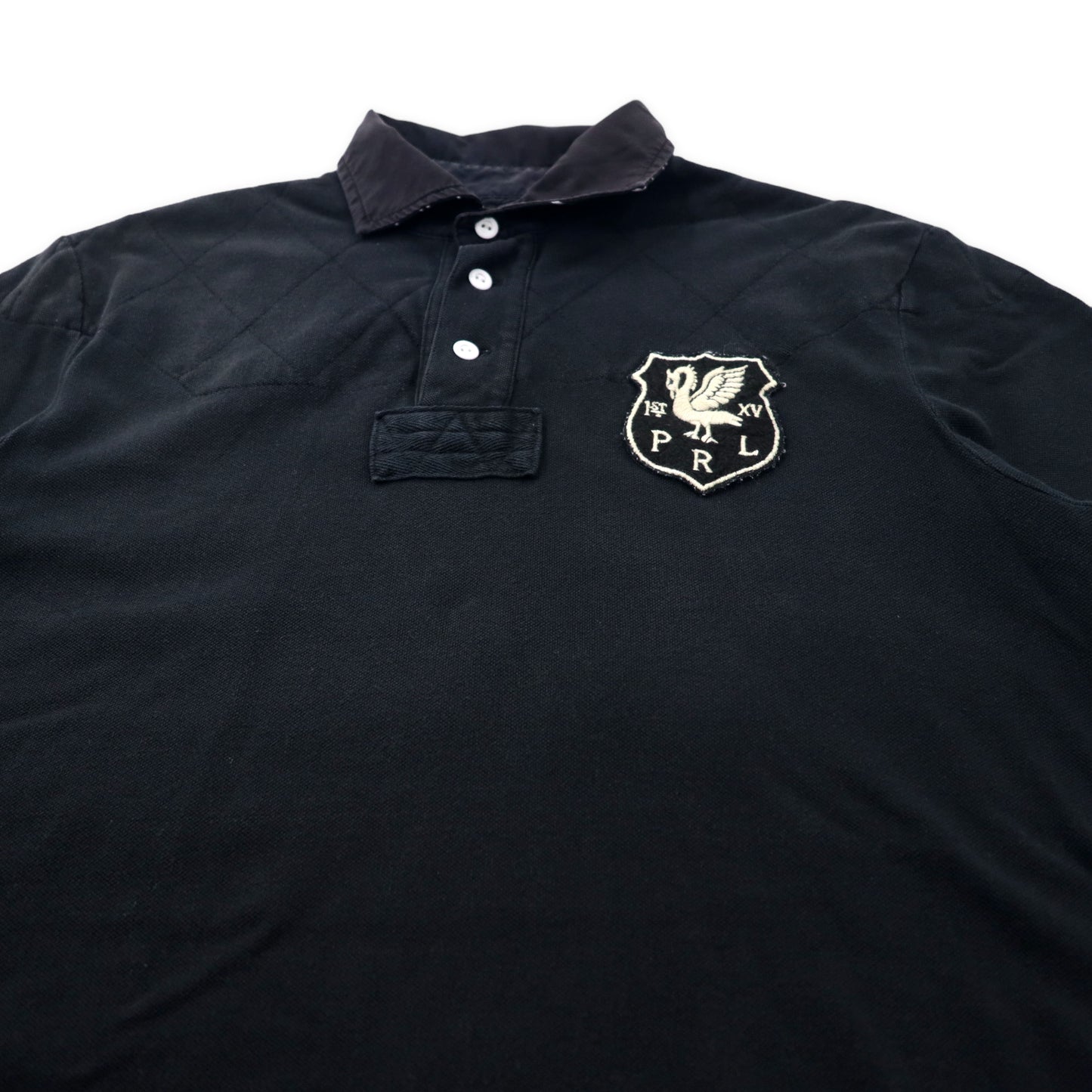 POLO RALPH LAUREN Polo Shirt L Black Cotton Named Remohrogo – 日本