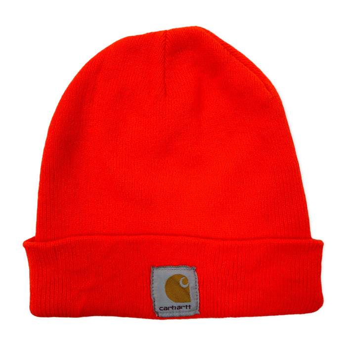 carhartt ニット帽 ビーニー FREE オレンジ アクリル