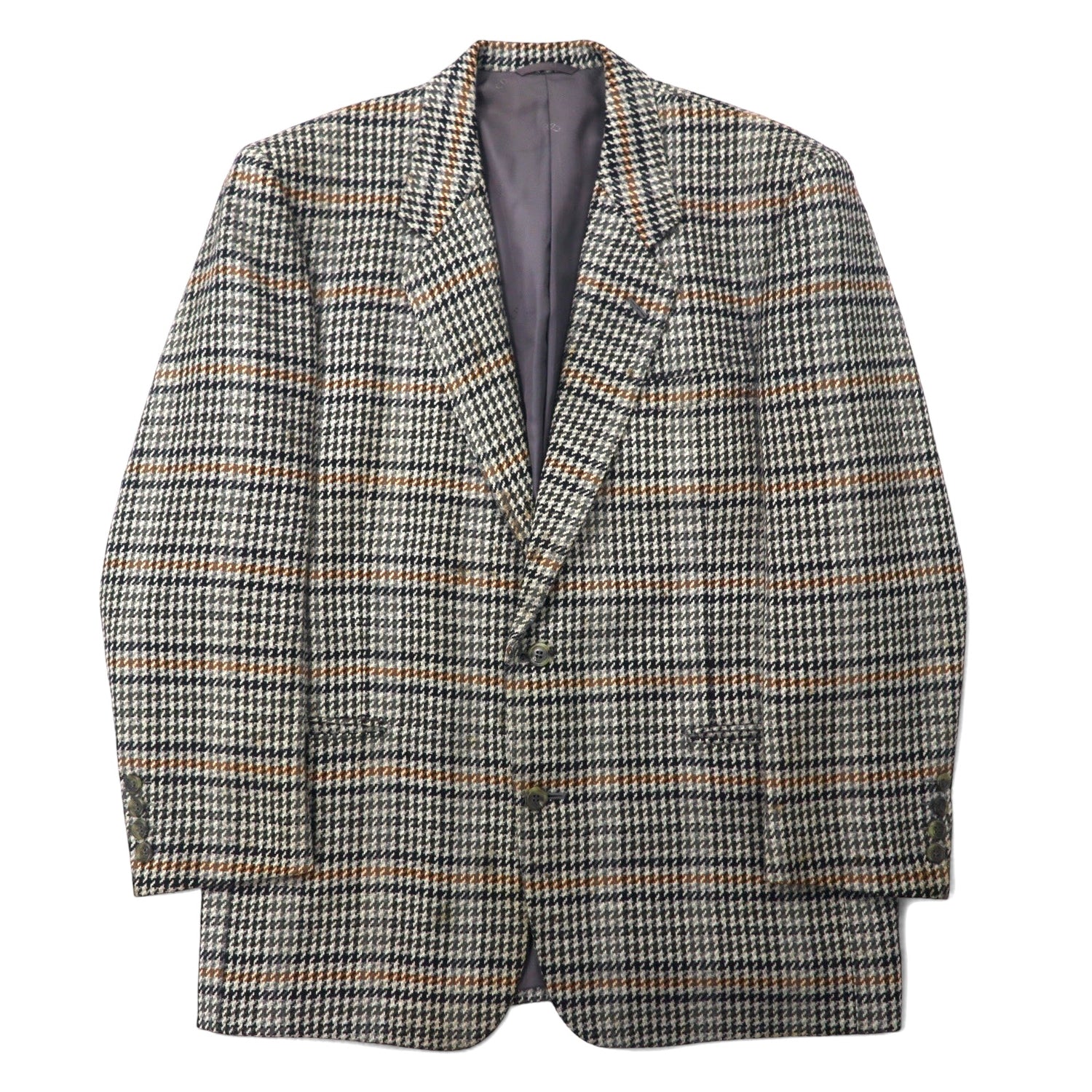 Christian Dior MONSIEUR Vintage 2B Tailored Jacket AB-6 175 Gray Checked  Wool Japan Made – 日本然リトテ