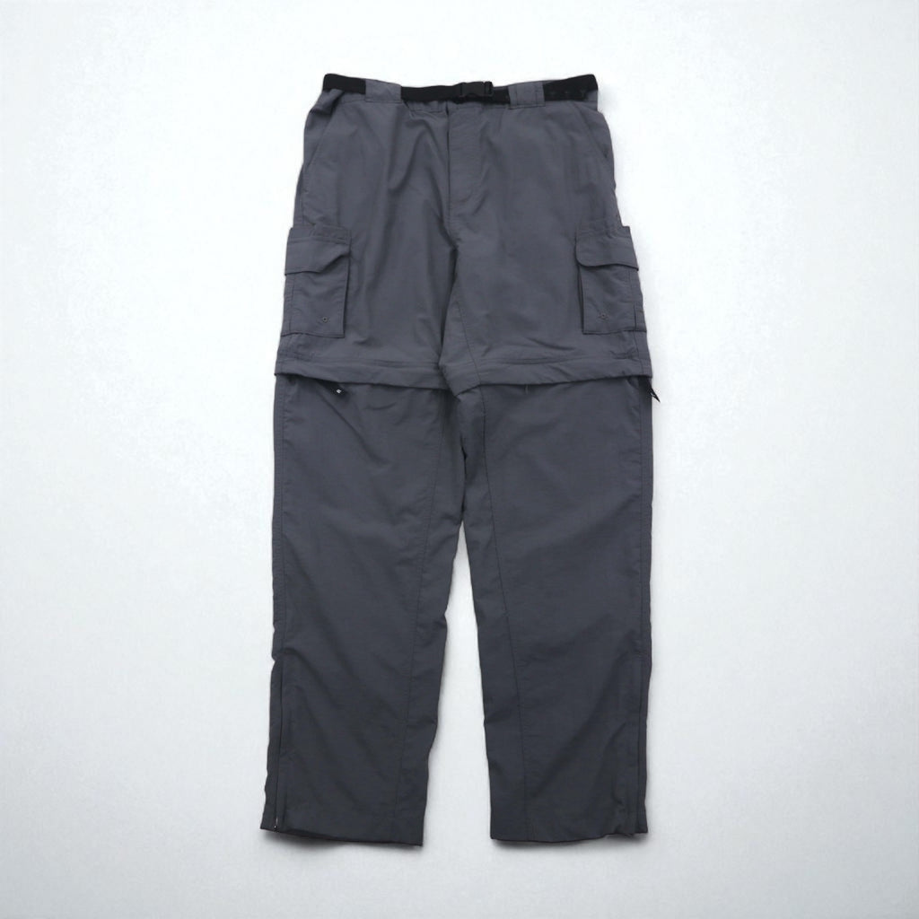 MAGELLAN OUTDOORS 2-Way Convertible Cargo Pants, Size L, Waterproof Nylon, FISH GEAR