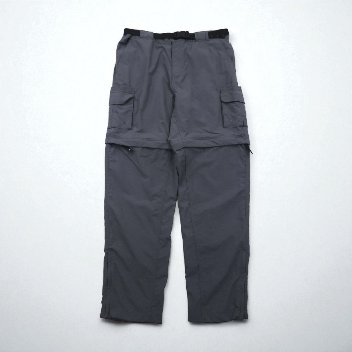 MAGELLAN OUTDOORS 2-Way Convertible Cargo Pants, Size L, Waterproof Nylon, FISH GEAR