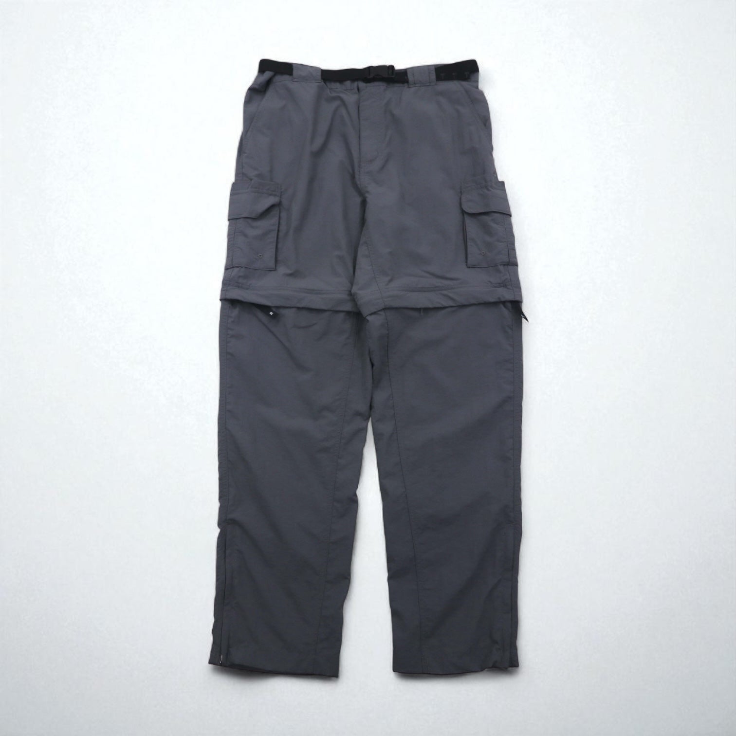 MAGELLAN OUTDOORS 2-Way Convertible Cargo Pants, Size L, Waterproof Nylon, FISH GEAR