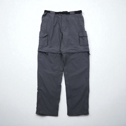 MAGELLAN OUTDOORS 2-Way Convertible Cargo Pants, Size L, Waterproof Nylon, FISH GEAR