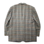 Christian Dior MONSIEUR Old 2B Tailored Jacket AB-6 175 Grey Glen Check Wool Made in Japan