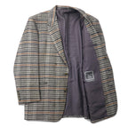 Christian Dior MONSIEUR Old 2B Tailored Jacket AB-6 175 Grey Glen Check Wool Made in Japan