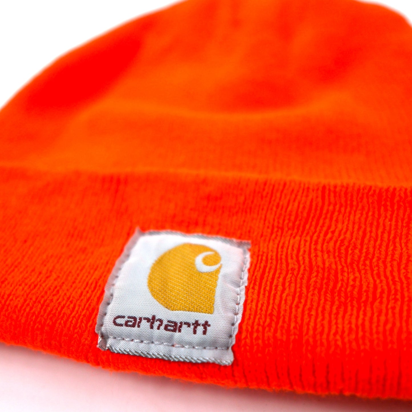 carhartt ニット帽 ビーニー FREE オレンジ アクリル