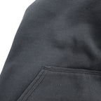 Carhartt ORIGINAL FIT pullover hoodie 2XL black cotton fleece lining sleeve logo MIDWEIGHT HOODED LOGO SWEATSHIRT K288 Made in Mexico