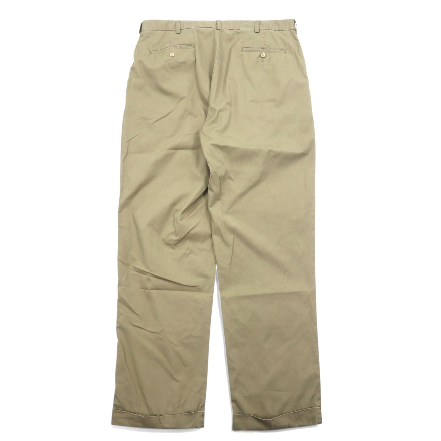 Polo by Ralph Lauren 90年代 タック チノパンツ 36 ベージュ コットン HAMMOND PANT