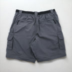 MAGELLAN OUTDOORS 2-Way Convertible Cargo Pants, Size L, Waterproof Nylon, FISH GEAR