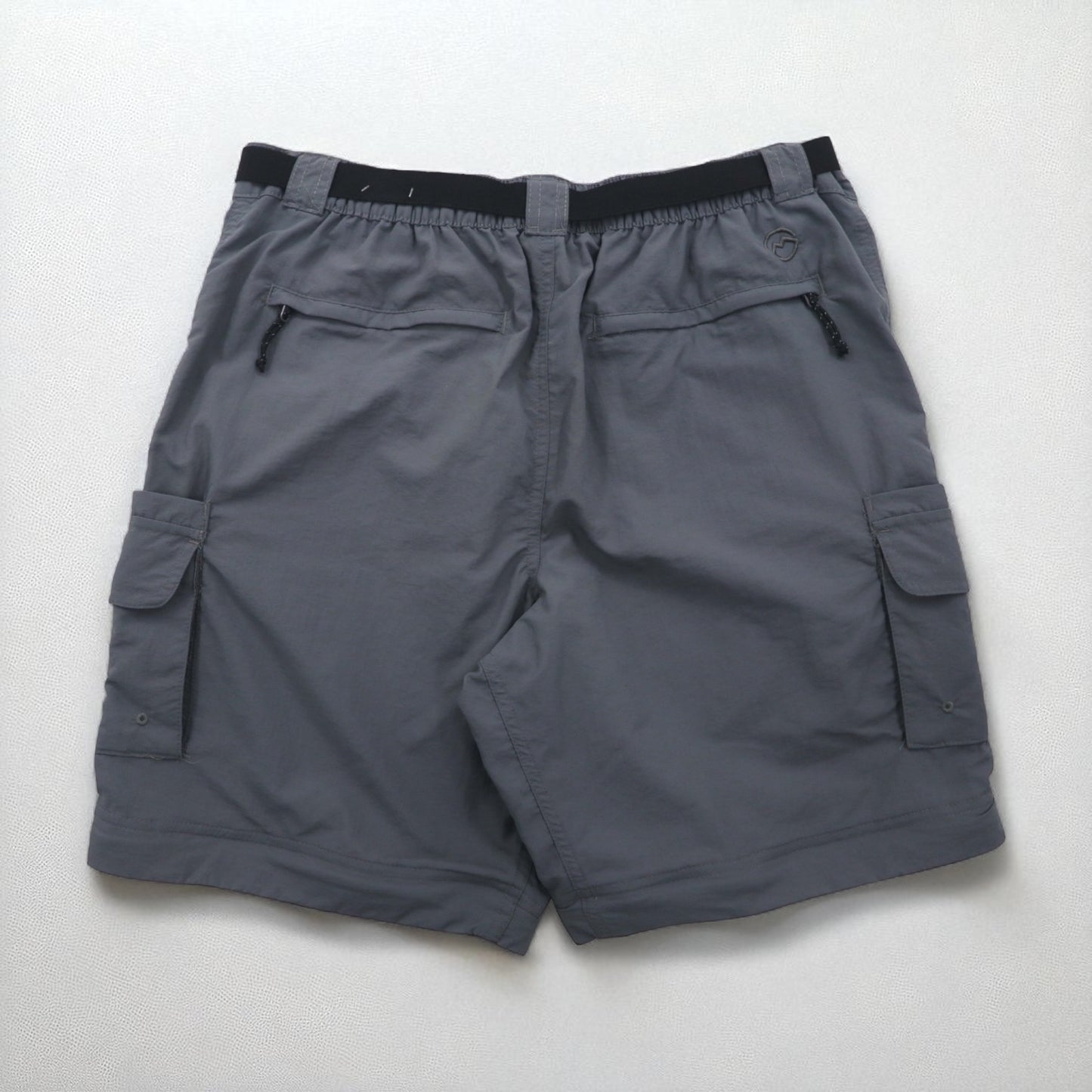 MAGELLAN OUTDOORS 2-Way Convertible Cargo Pants, Size L, Waterproof Nylon, FISH GEAR