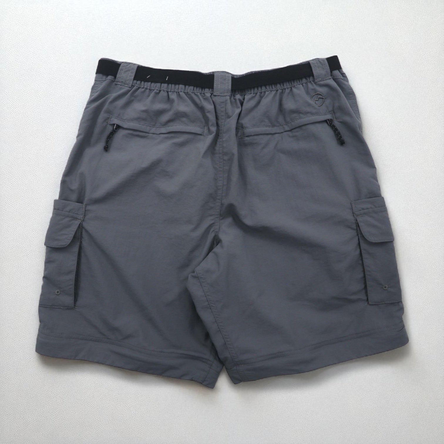 MAGELLAN OUTDOORS 2-Way Convertible Cargo Pants, Size L, Waterproof Nylon, FISH GEAR