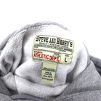 STEVE AND BARRY'S Heavyweight College Print Pullover Hoodie L Grey Cotton Paki Cotton NOTRE DAME Big Size