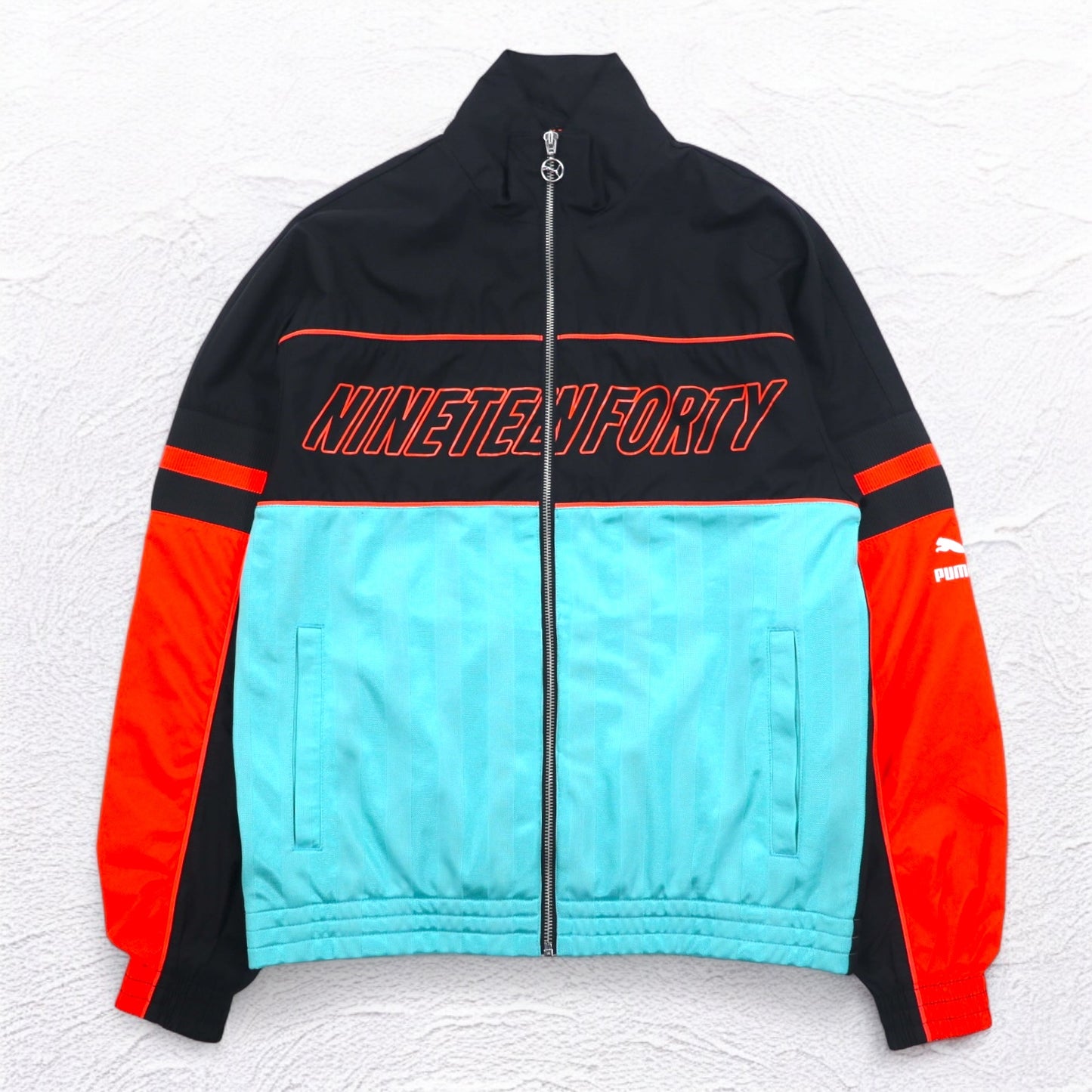 PUMA トラックジャケット ジャージ L マルチカラー WOVEN JACKET-BLUE TURQUOISE 596035-35