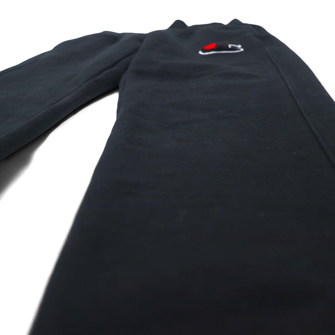 Champion Reverse Weave Sweatpants L Black Script Logo Blue Single Tag Reprint Made in El Salvador