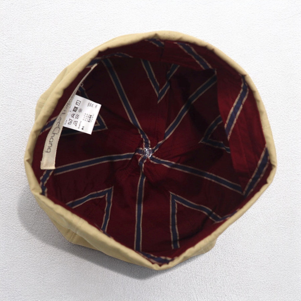 Alexander Lee Chang Beret Beige Cotton AC-051923 Made in Japan