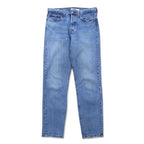 Levi's PREMIUM Big E Ankle Jeans Denim Pants Size 28 Blue Cotton 22861-0034