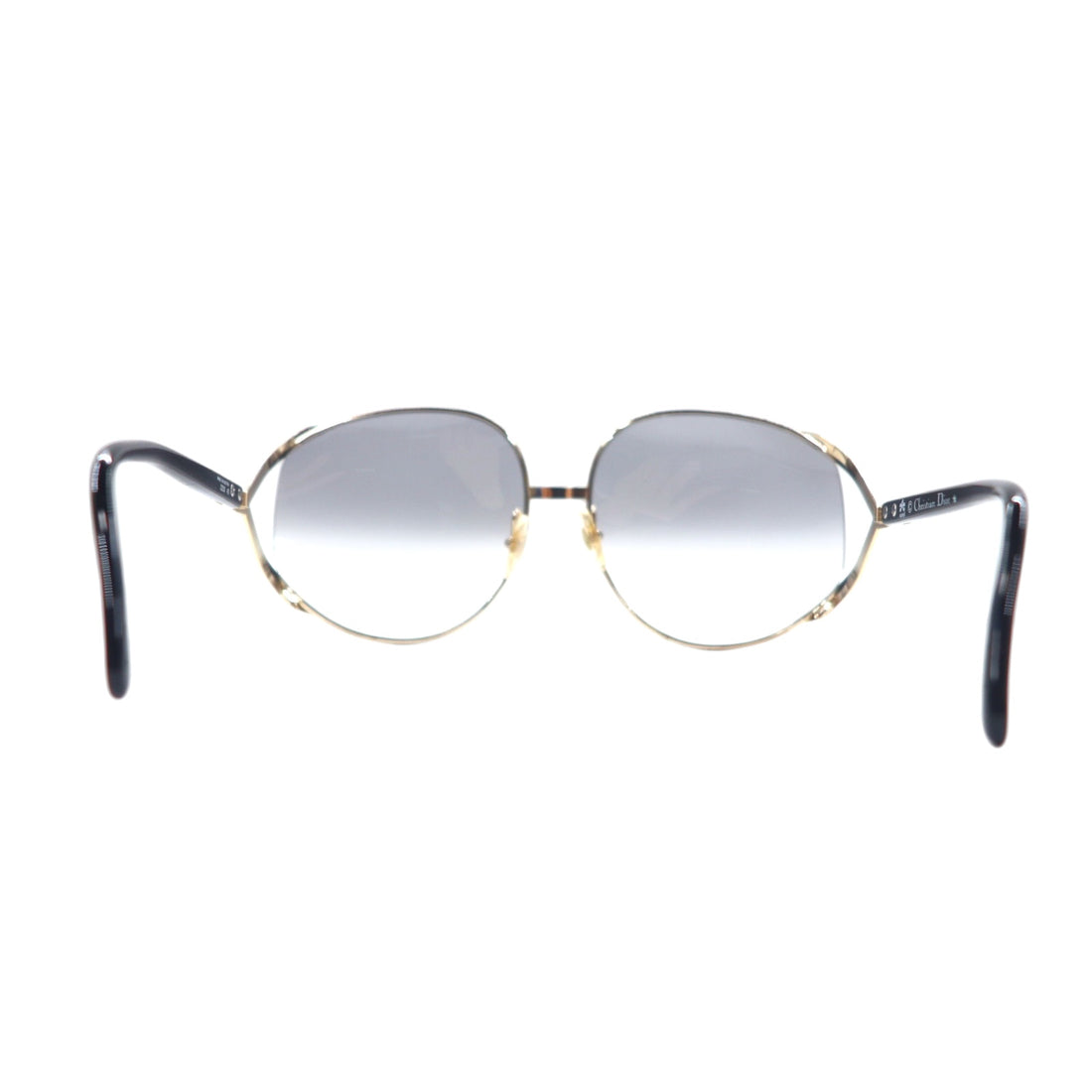 Christian Dior Australian Made Vintage Sunglasses Gradient Black 2250 49 CD Logo