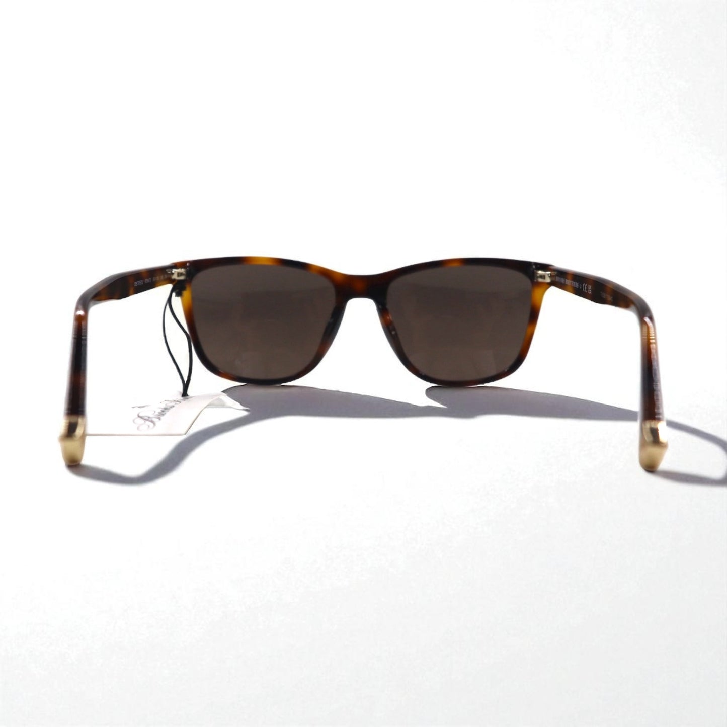 Brooks Brothers Wellington Sunglasses, Brown Tortoiseshell, Square, BB5052U, 606473, 56-18, 145mm, 3N, Unused