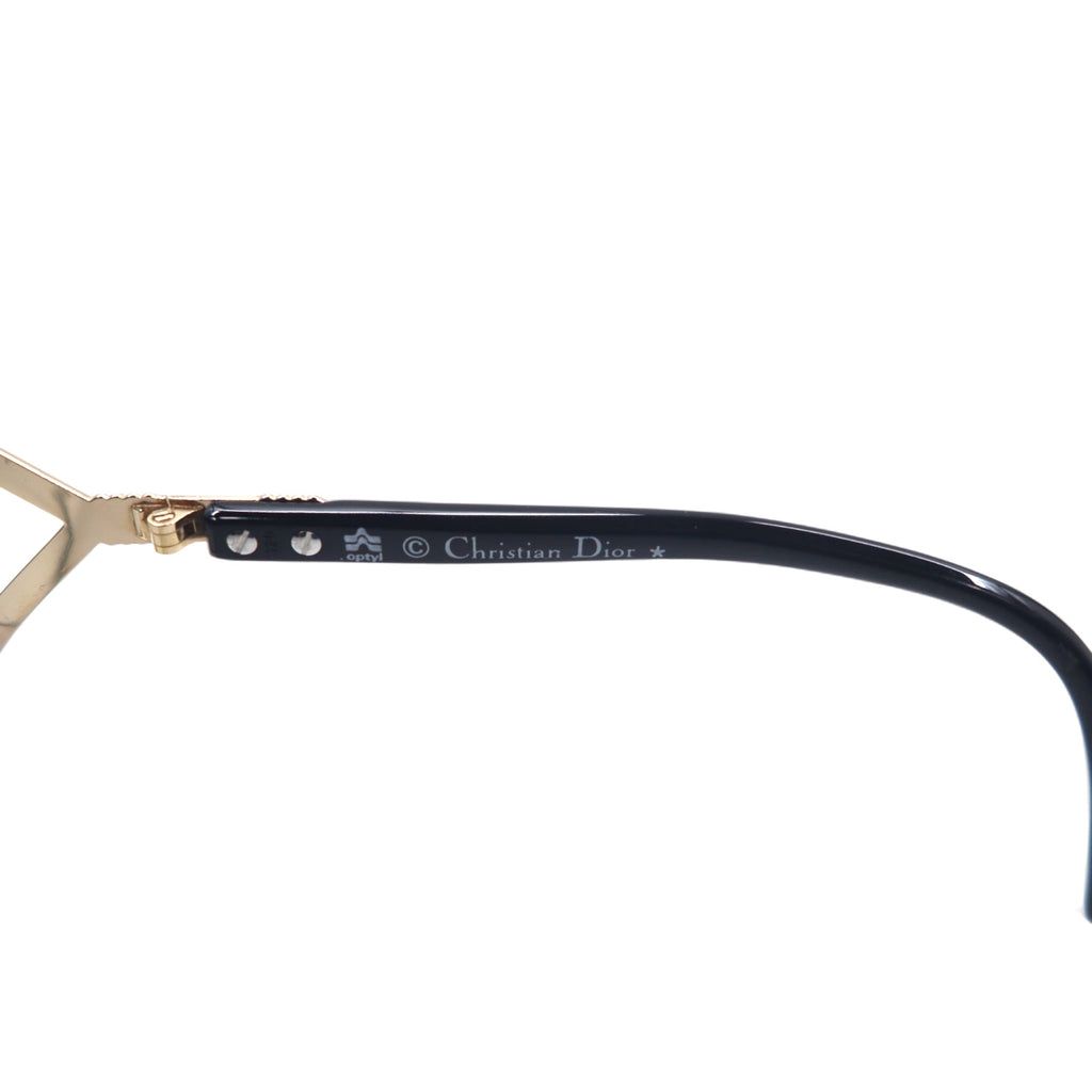 Christian Dior Australian Made Vintage Sunglasses Gradient Black 2250 49 CD Logo