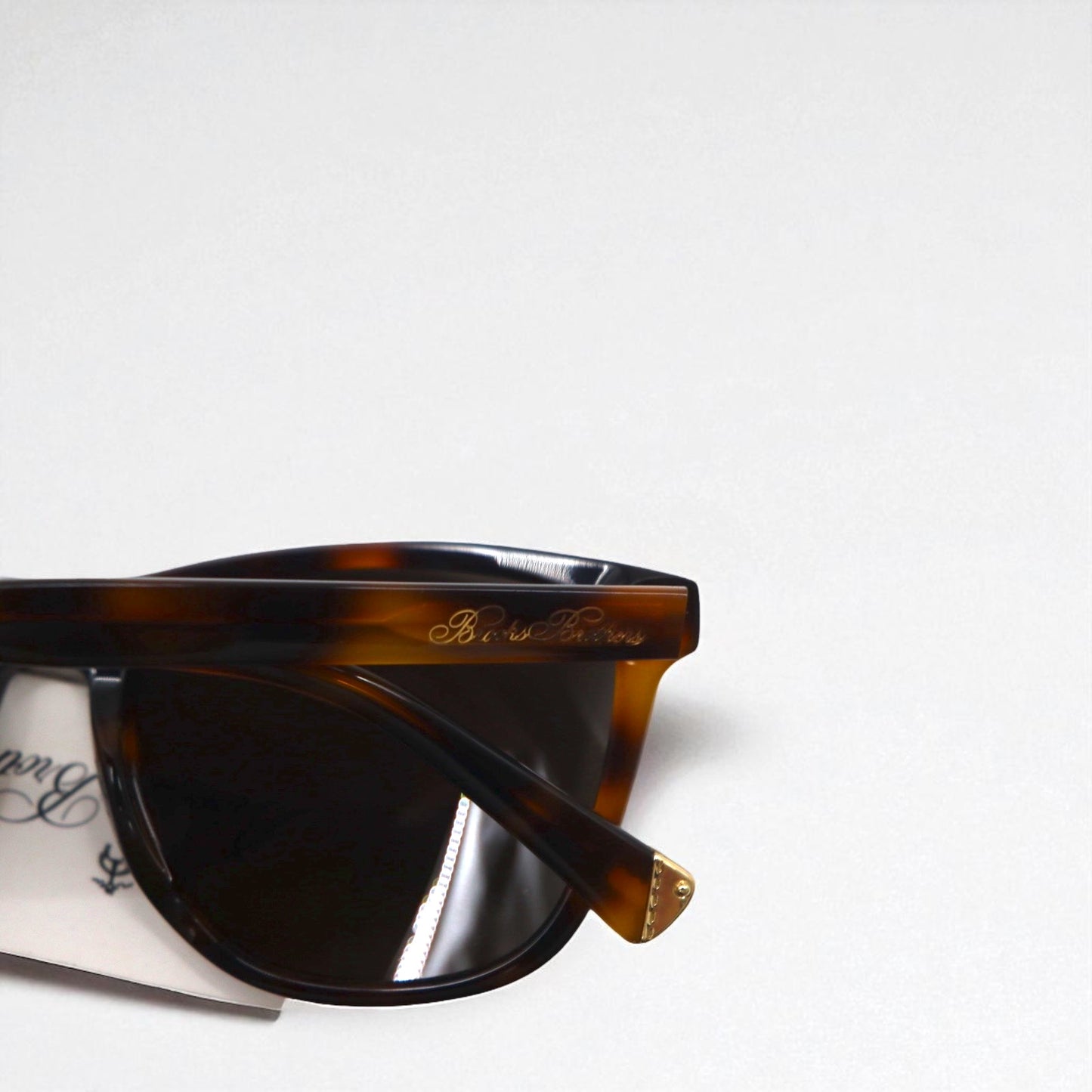 Brooks Brothers Wellington Sunglasses, Brown Tortoiseshell, Square, BB5052U, 606473, 56-18, 145mm, 3N, Unused