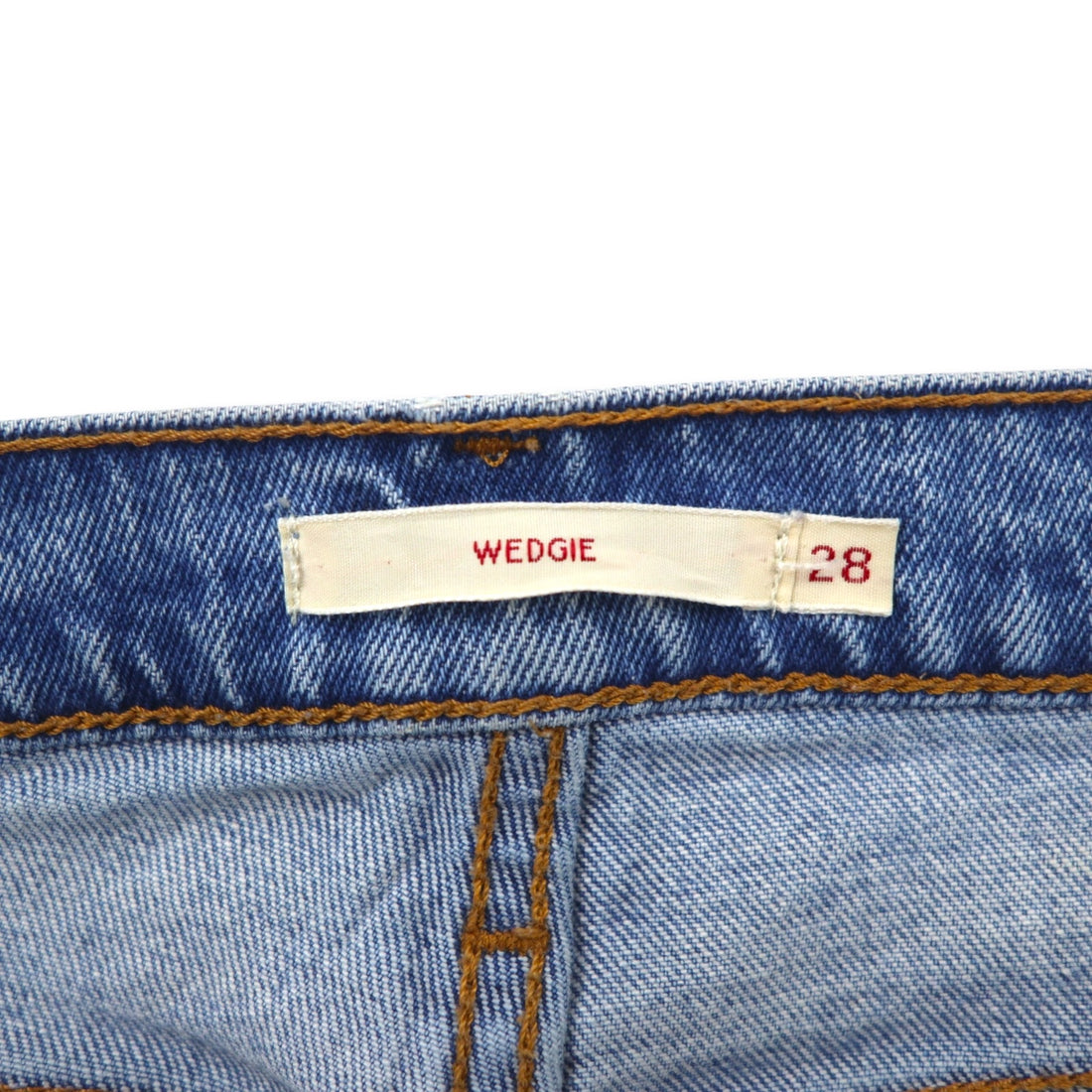 Levi's PREMIUM Big E Ankle Jeans Denim Pants Size 28 Blue Cotton 22861-0034