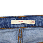 Levi's PREMIUM Big E Ankle Jeans Denim Pants Size 28 Blue Cotton 22861-0034