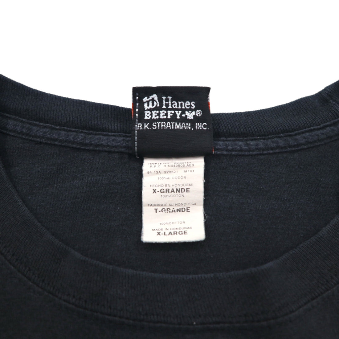HARLEY DAVIDSON 両面プリント Tシャツ XL ブラック Hanes BEEFY-T ホンジュラス製