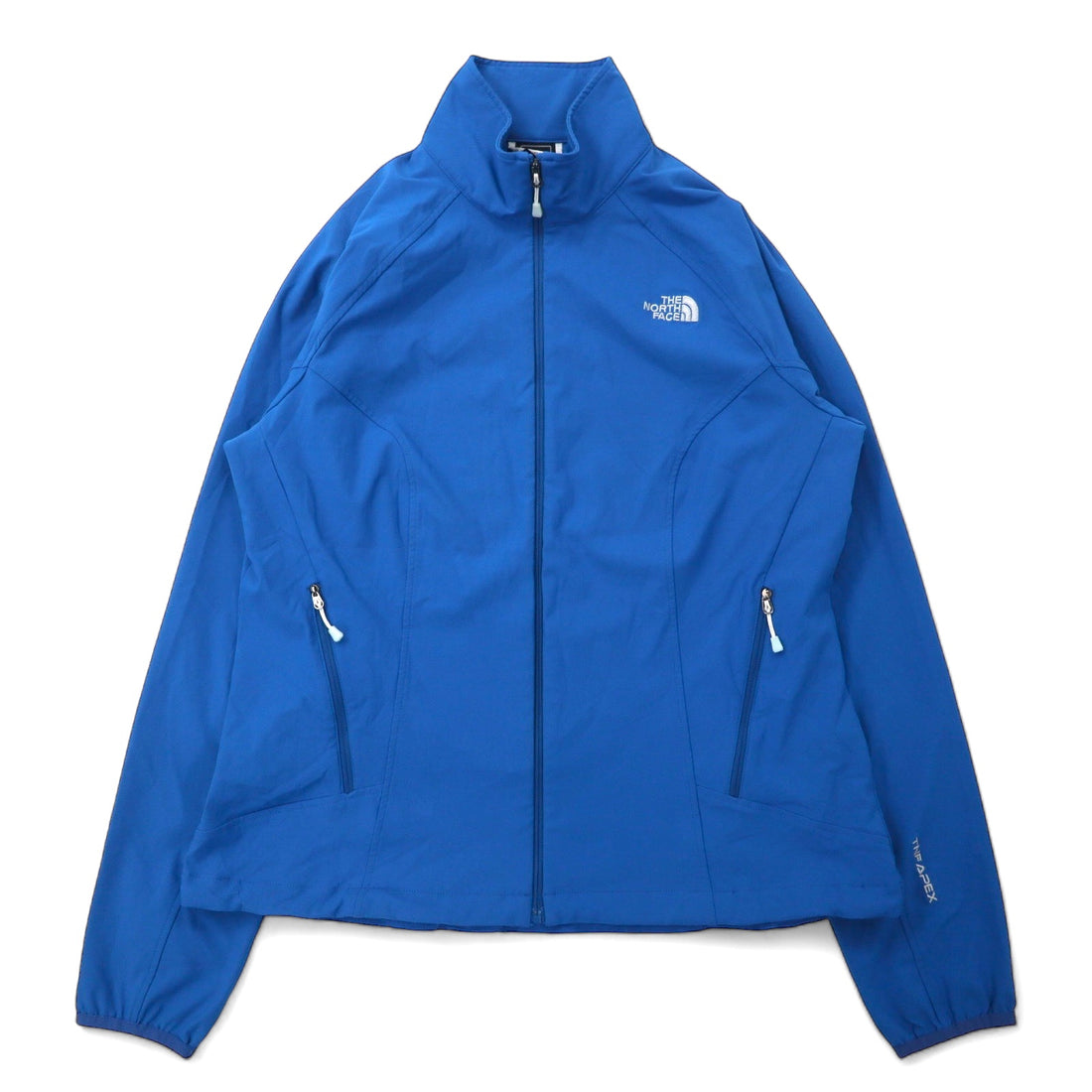 日本然リトテ-古着オンライン-THE NORTH FACE ソフト シェル ジャケット XL ブルー ポリエステル ストレッチ US規格 TNF APEX JACKET-THE NORTH FACE Soft Shell Jacket XL Blue Polyester Stretch US Standard TNF APEX JACKET