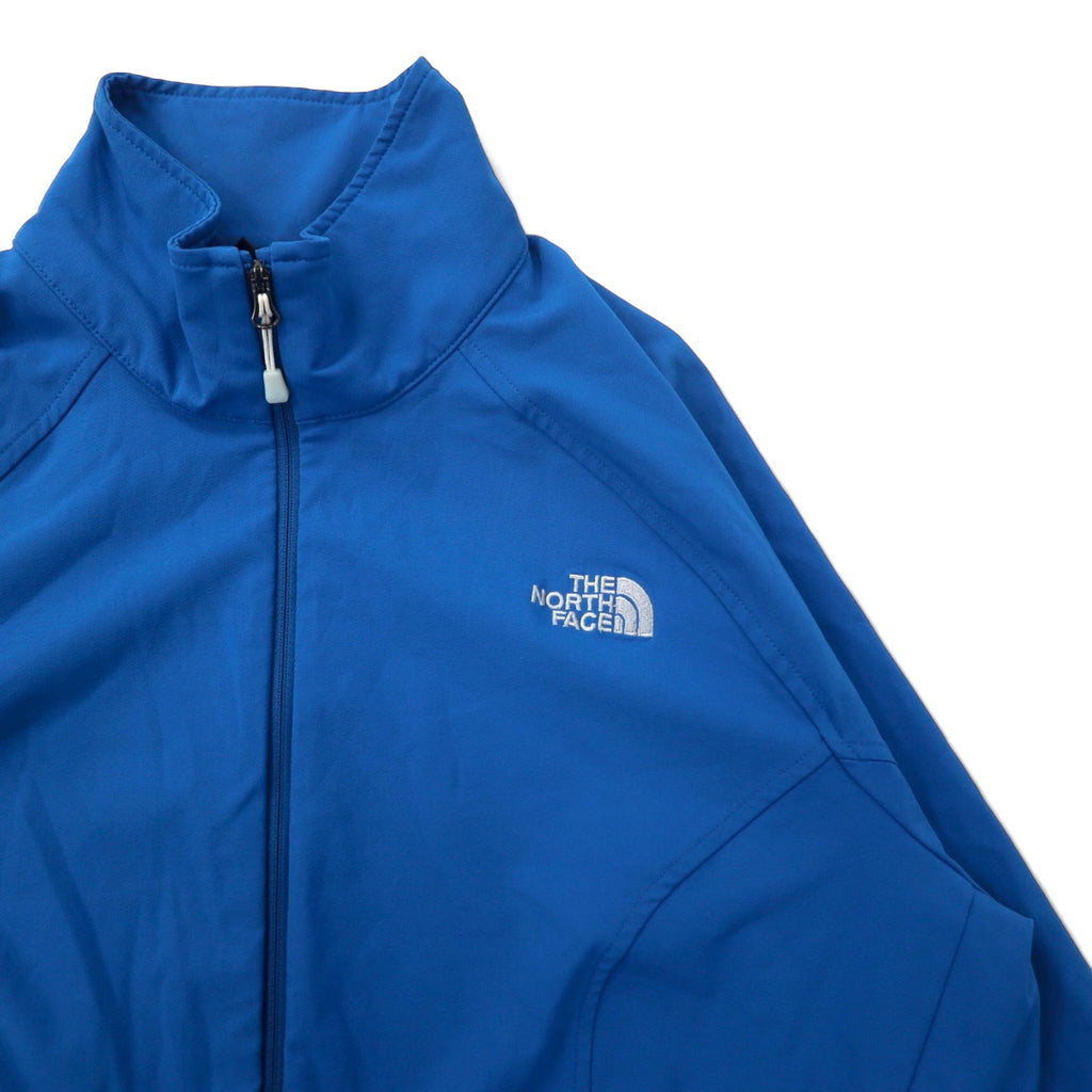 THE NORTH FACE Soft Shell Jacket XL Blue Polyester Stretch US Standard TNF APEX JACKET