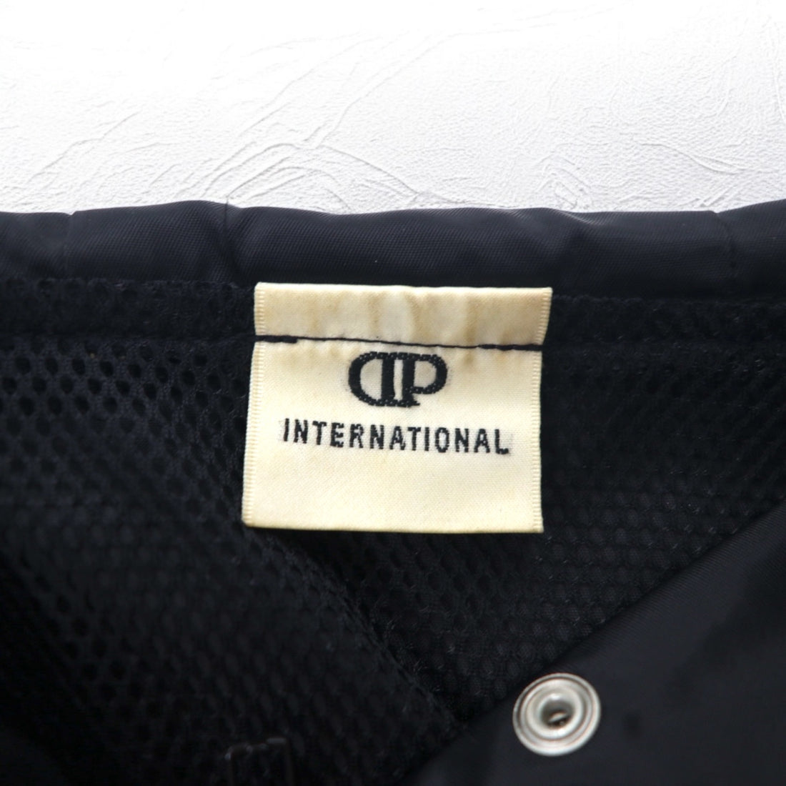 90s DON PELIENO Hooded Nylon Jacket Coat XL Black Mixed Material