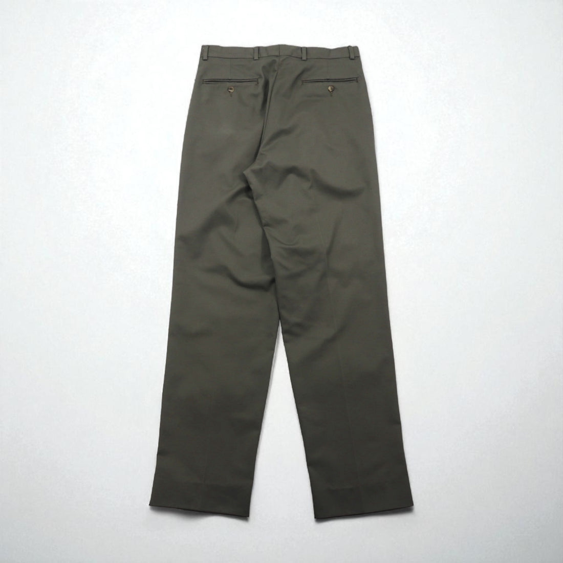 Eddie Bauer 90年代 USA製 2タック ワイド チノ スラックス パンツ M ベージュ コットン