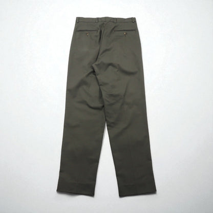 Eddie Bauer 90s Made in USA 2-Puck Wide Chino Slacks, Size M, Beige, Cotton