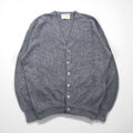 70s USA Vintage Acrylic Knit Cardigan JEFFLINKS 70年代 USA製 アクリルニット カーディガン XL グレー