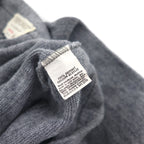 70s USA Vintage Acrylic Knit Cardigan JEFFLINKS 70年代 USA製 アクリルニット カーディガン XL グレー