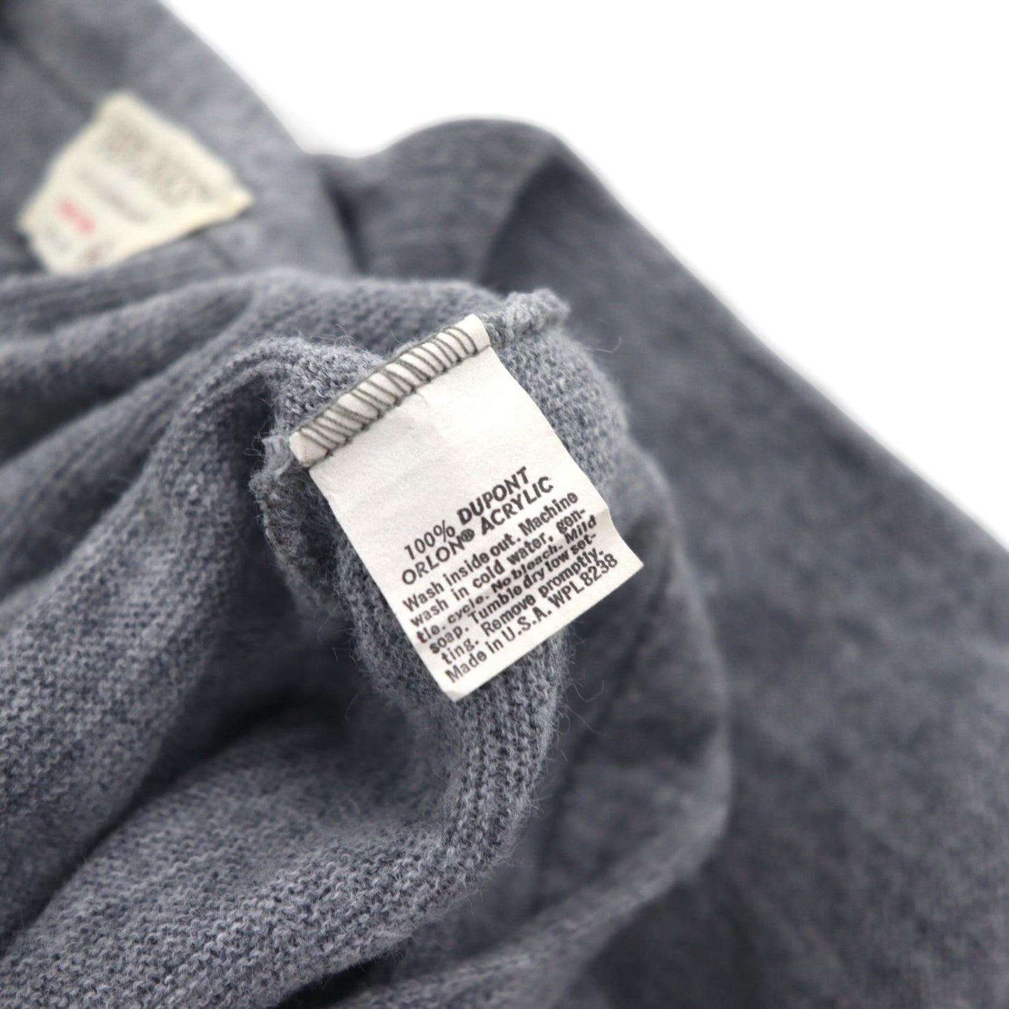 70s USA Vintage Acrylic Knit Cardigan JEFFLINKS 70s USA Made Acrylic Knit Cardigan XL Gray