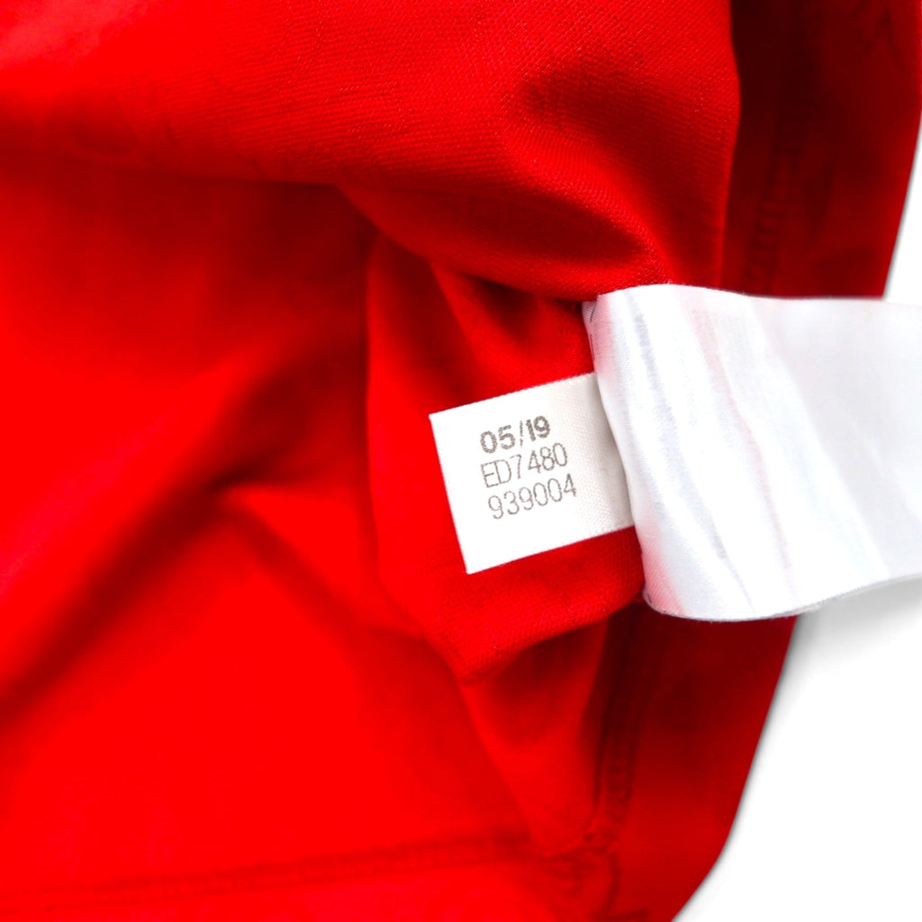 adidas originals long sleeve ringer t-shirt long T XOT red 3 stripes trefoil 3-STRIPES TEE game shirt ED7480