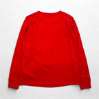 adidas originals long sleeve ringer t-shirt long T XOT red 3 stripes trefoil 3-STRIPES TEE game shirt ED7480