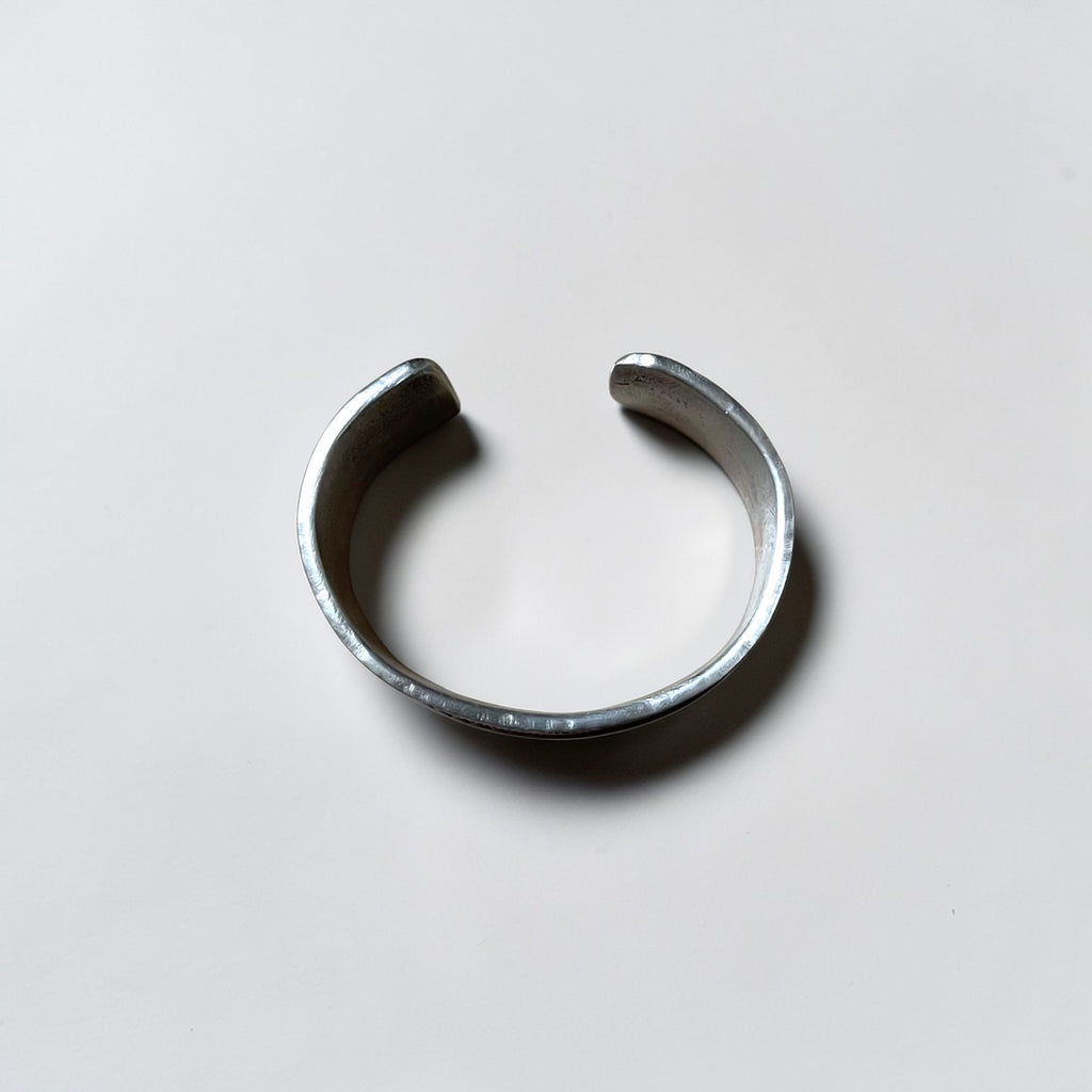 Navajo Indian Jewelry ナバホ族 バングル ワイド カフ ブレスレット スタンプワーク インディアンジュエリー